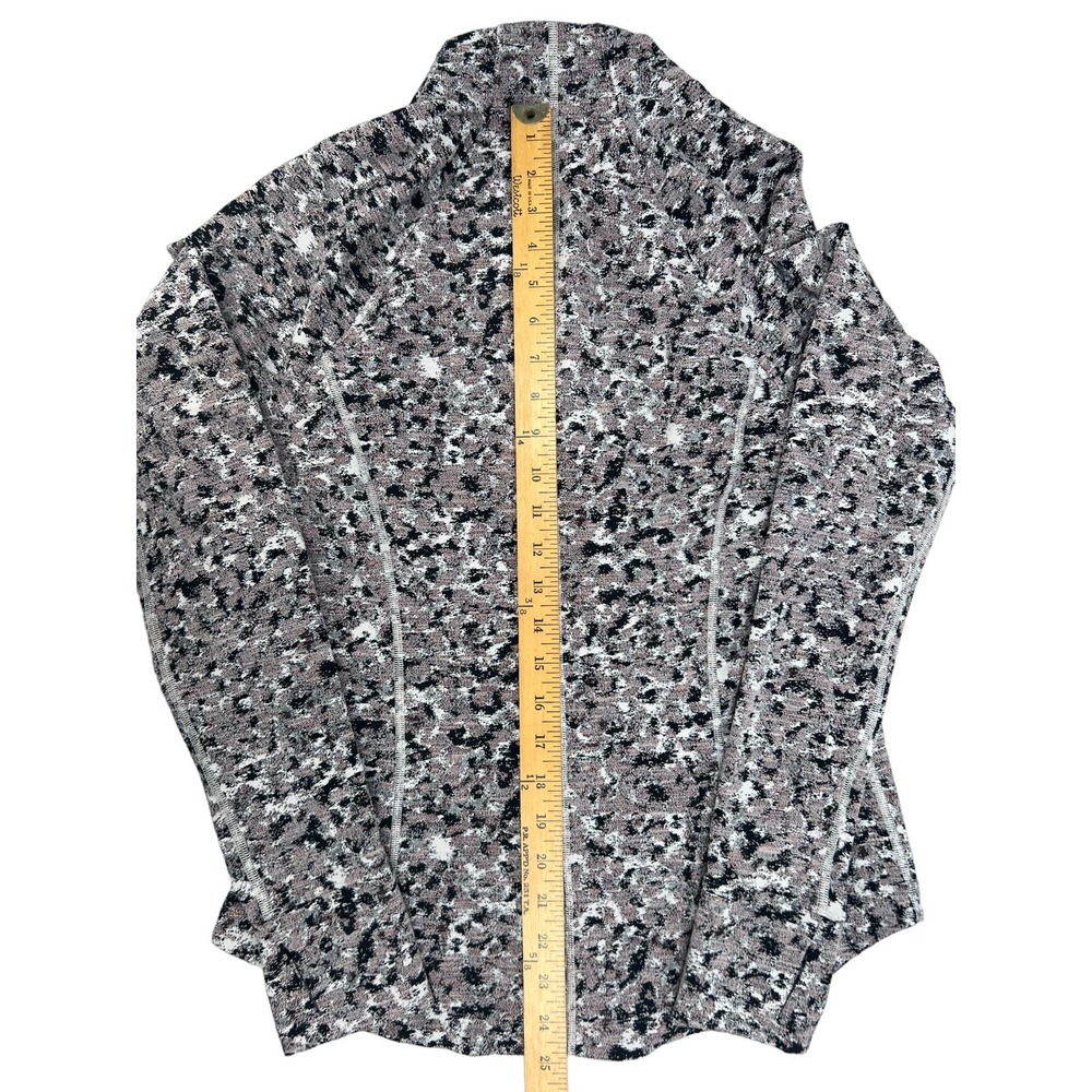 Athleta Salutation Full Zip Jacket Gray Print Wom… - image 8